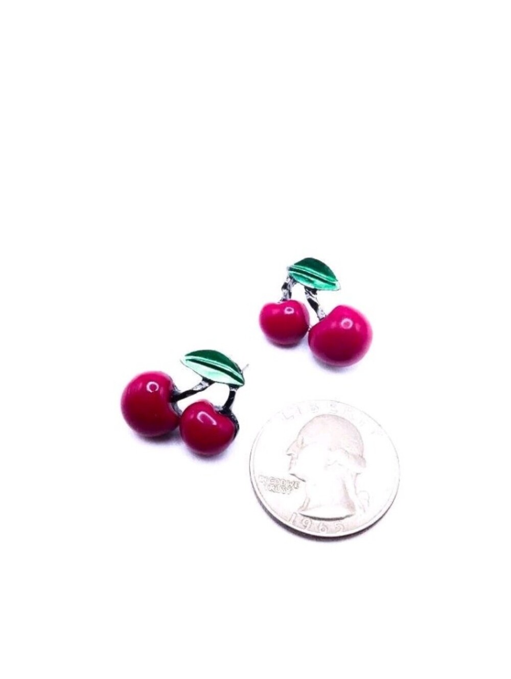 CJ Banks Cherry Earrings - Picture 7 of 8